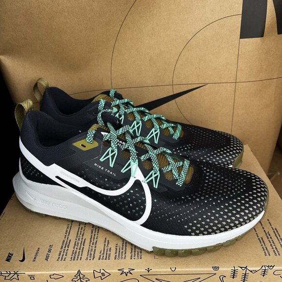 NEW Nike React Pegasus Trail 4 Black Olive Green DJ6158-006 Men Size 9 main image 5